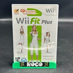 Wii Fit Plus Exercise Fitness Game (Nintendo Wii, 2009) Complete W/ Manual